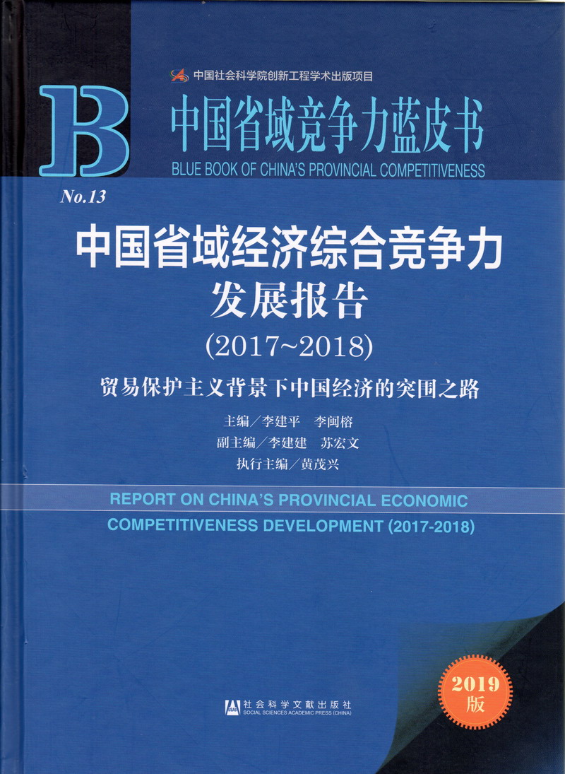 www.com插逼网站中国省域经济综合竞争力发展报告（2017-2018）